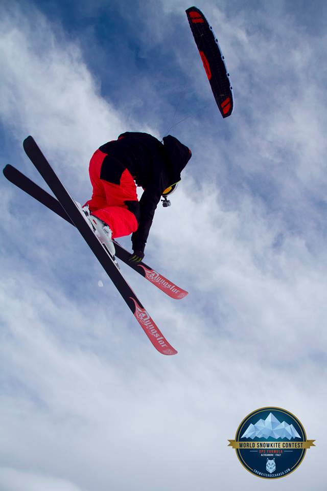 World snowkite contest